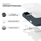 Anti Dust Magsafe Silicone Case - iPhone (Grey) - ShopOnCliQ