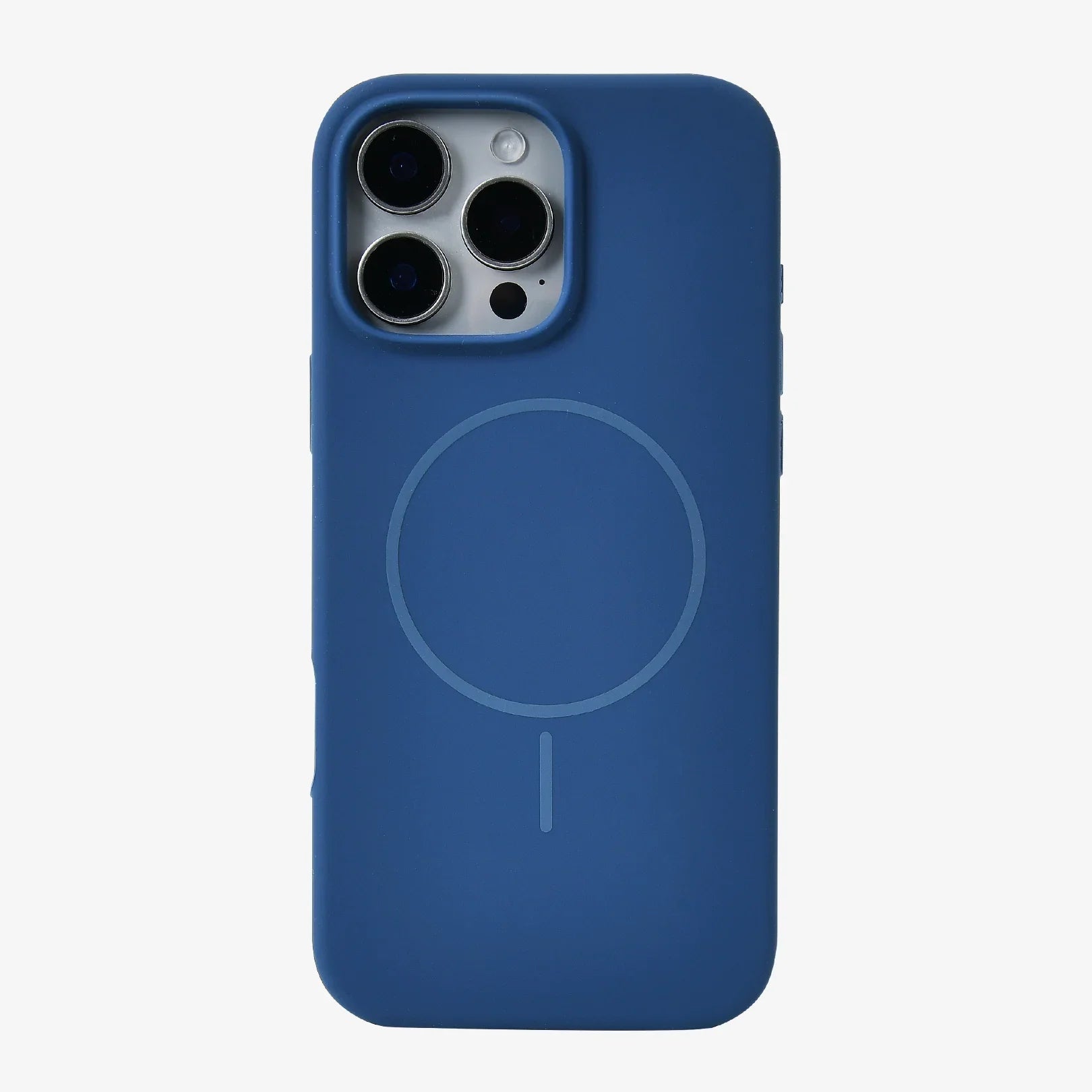 Anti Dust Magsafe Silicone Case - iPhone ( Denim Blue) - ShopOnCliQ