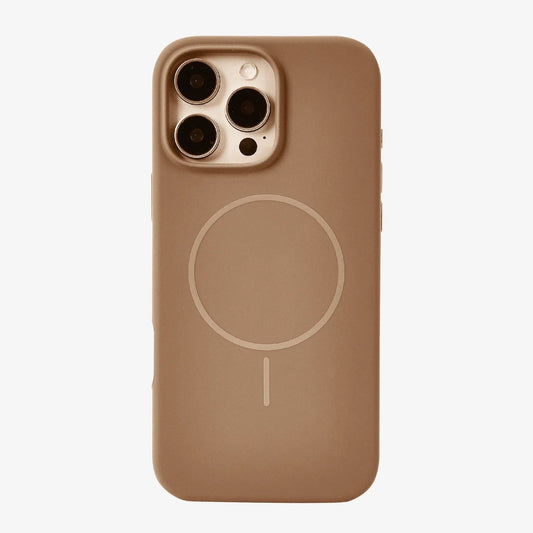 Anti Dust MagSafe Silicone Case - iPhone ( Brown) - ShopOnCliQ