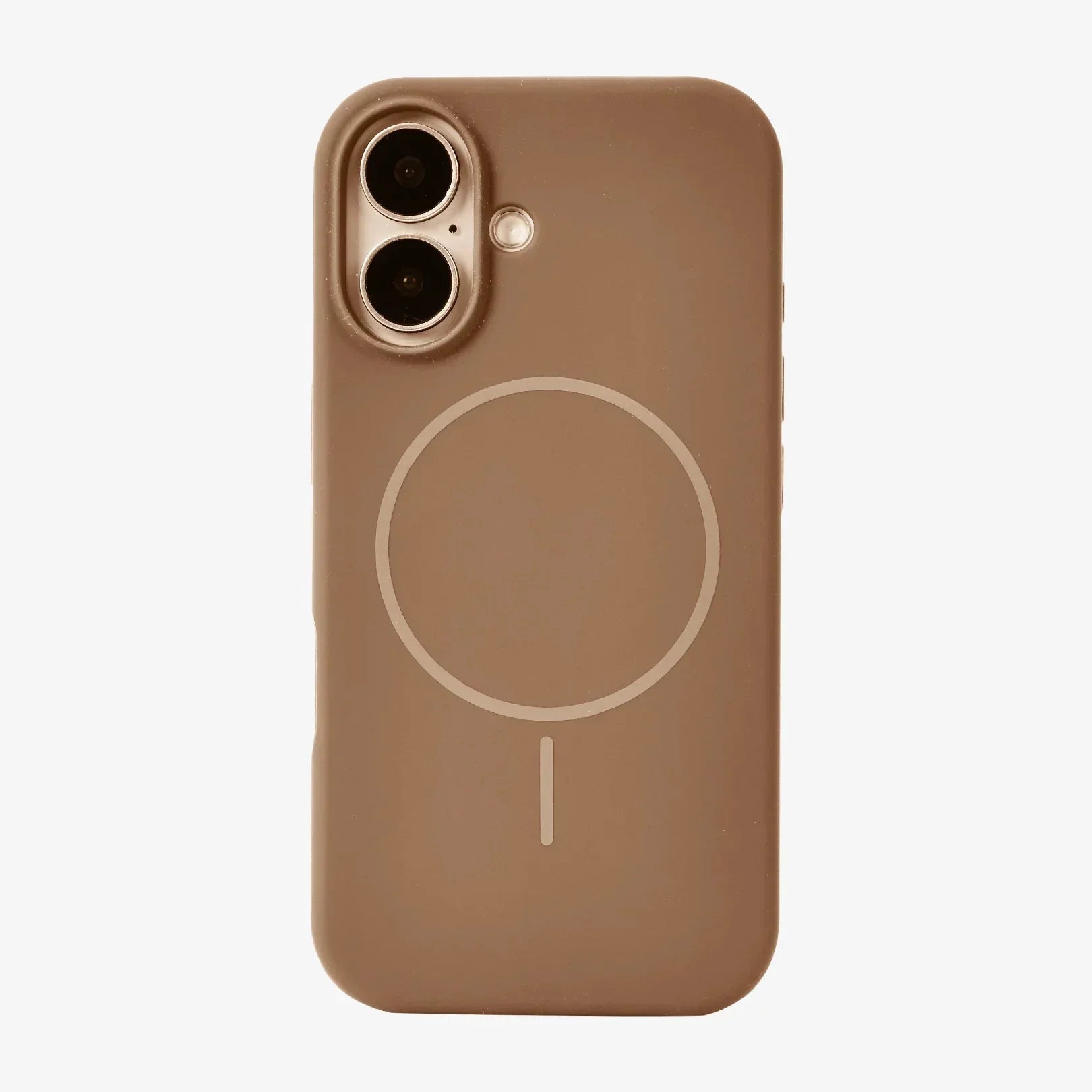 Anti Dust MagSafe Silicone Case - iPhone ( Brown) - ShopOnCliQ