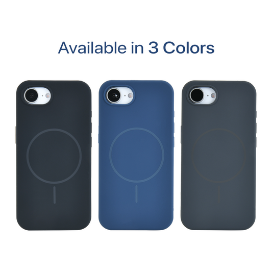 Anti Dust MagSafe Silicone Case – iPhone 16e (Blue)
