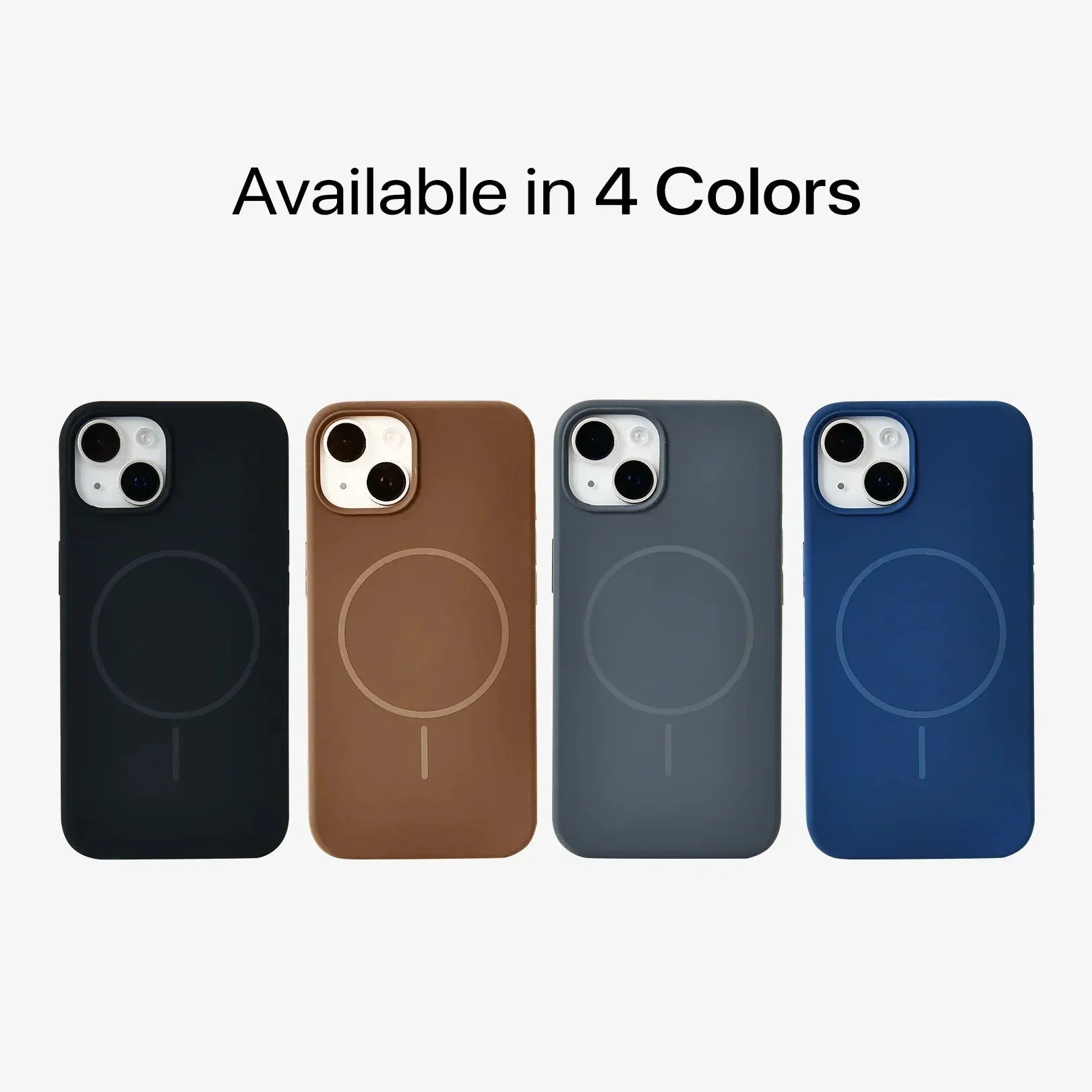 Anti Dust MagSafe Silicone Case - iPhone ( Brown) - ShopOnCliQ