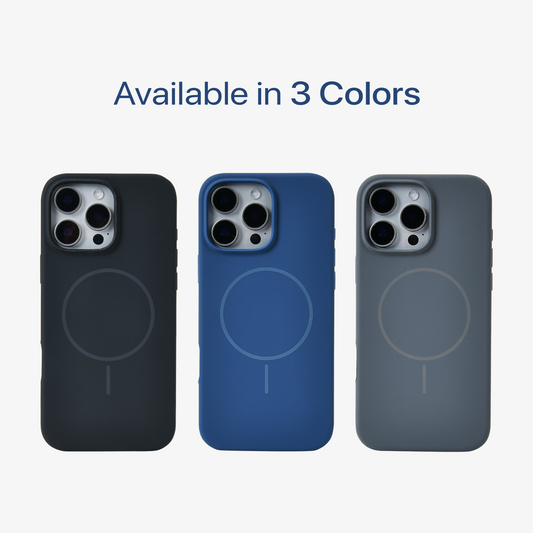 Anti Dust Magsafe Silicone Case - Iphone 15 Pro Max (Denim Blue)