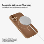 Anti Dust MagSafe Silicone Case - iPhone ( Brown) - ShopOnCliQ