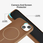 Anti Dust MagSafe Silicone Case - iPhone ( Brown) - ShopOnCliQ