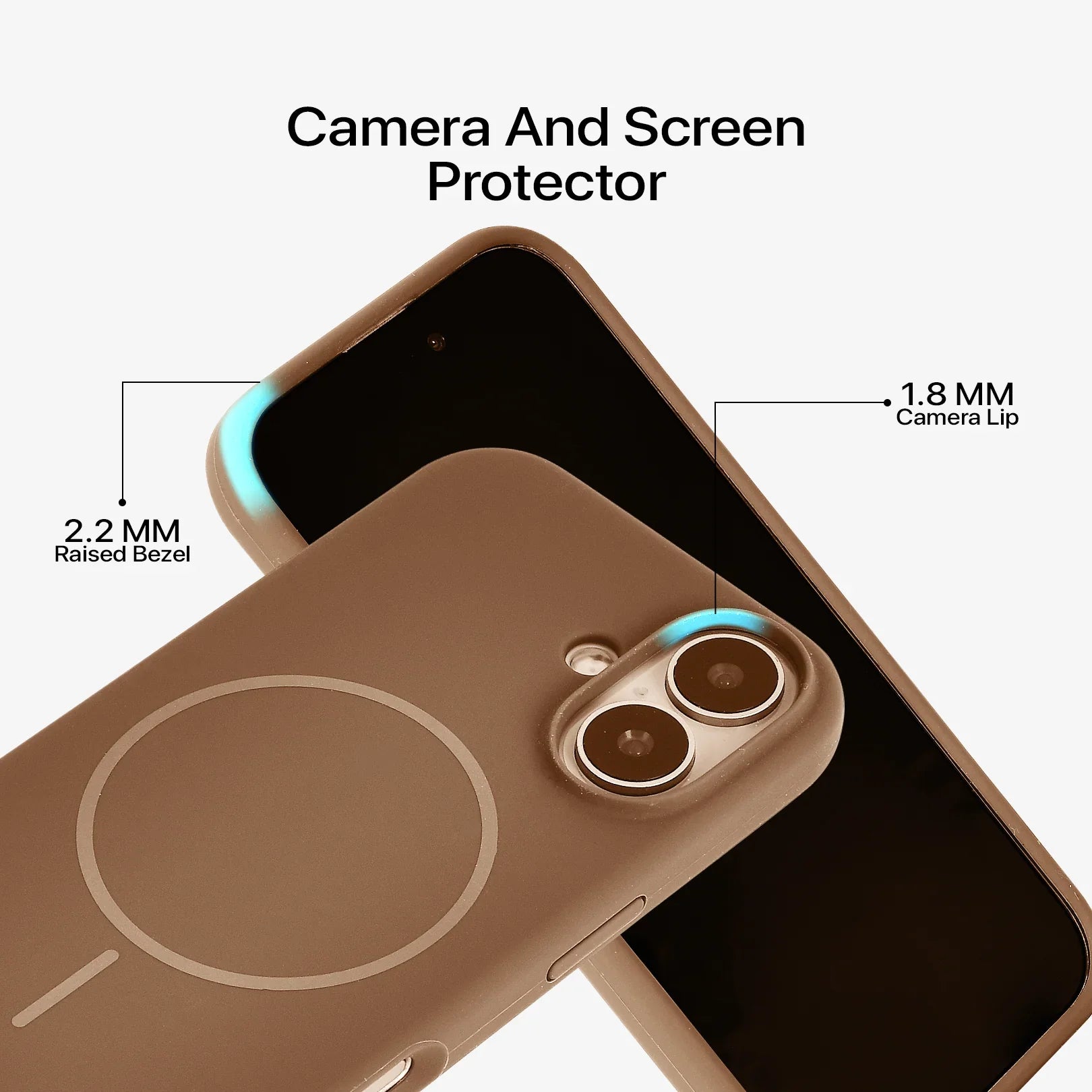 Anti Dust MagSafe Silicone Case - iPhone 16 ( Brown) - ShopOnCliQ