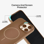 Anti Dust MagSafe Silicone Case - iPhone ( Brown) - ShopOnCliQ