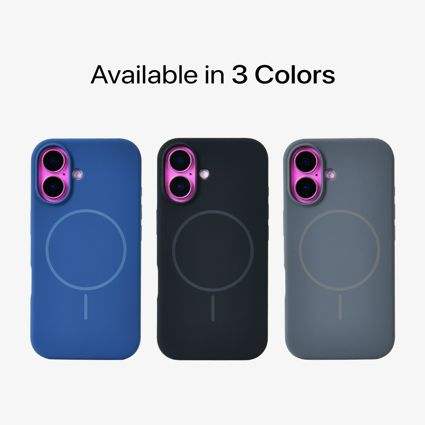 Anti Dust Magsafe Silicone Case - iPhone 16 (Black)