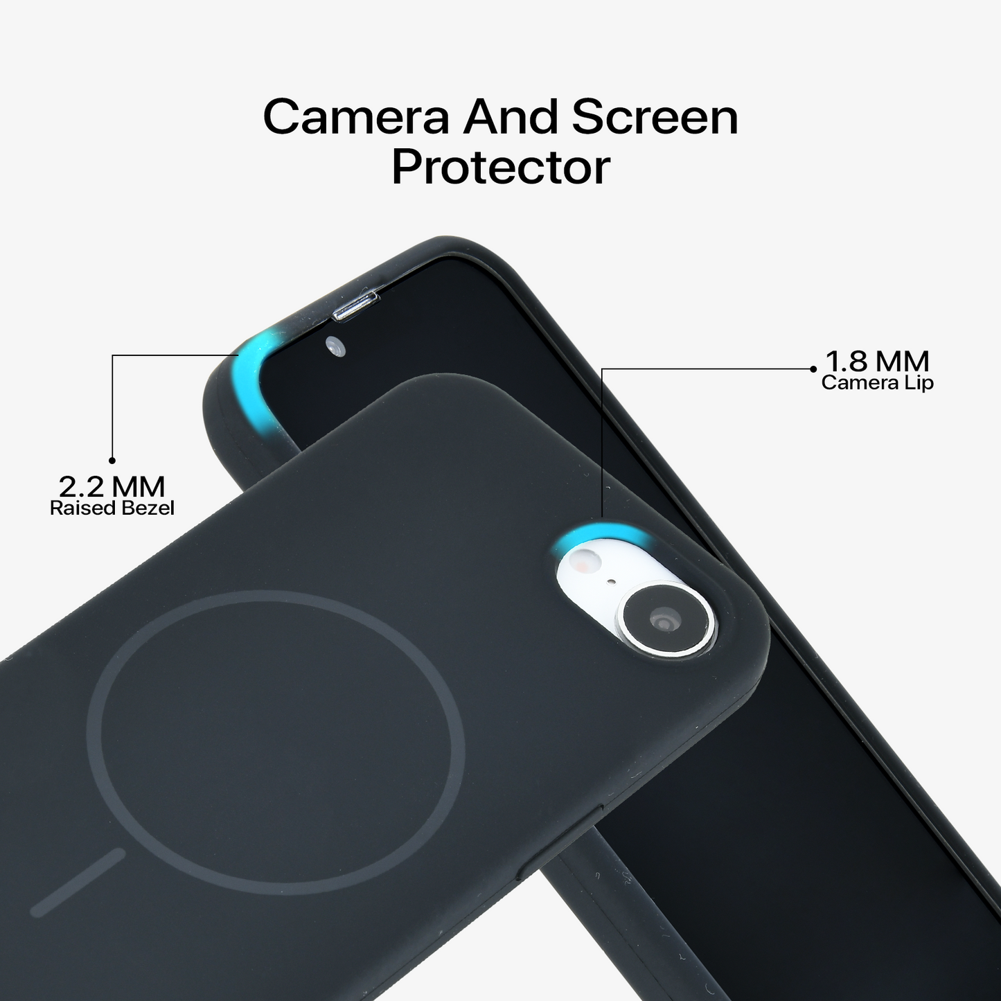 Anti Dust Magsafe Silicone Case - iPhone 16e (Black)