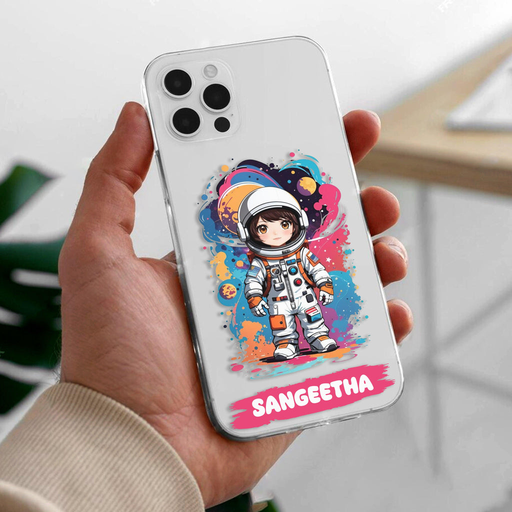 Astronaut Customize Transparent Silicon Case For Nothing - ShopOnCliQ