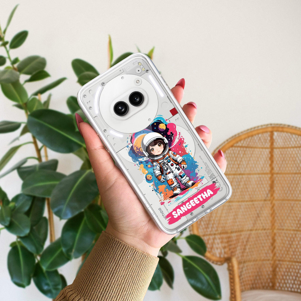 Astronaut Customize Transparent Silicon Case For Nothing - ShopOnCliQ