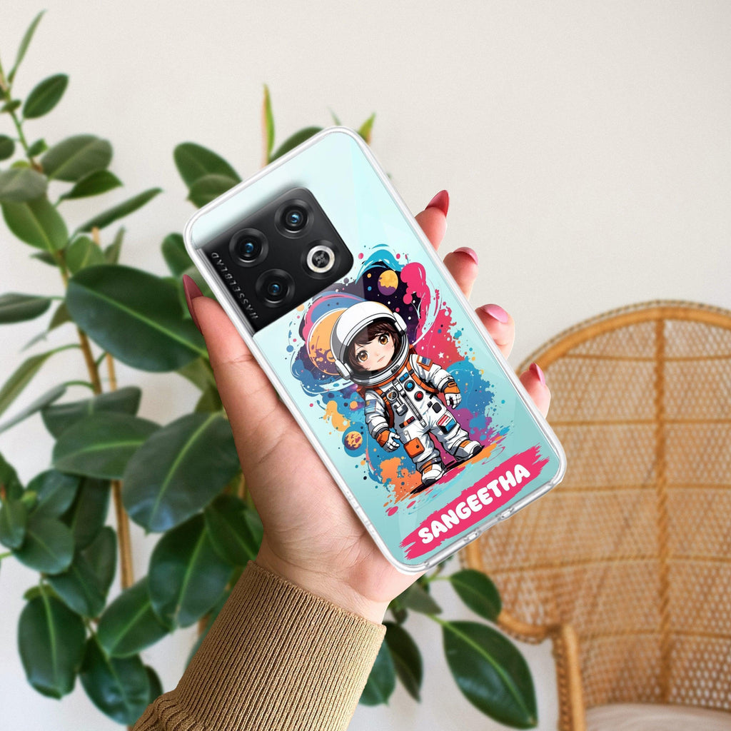 Astronaut Customize Anti Yellow Case For OnePlus 10 Pro 5G