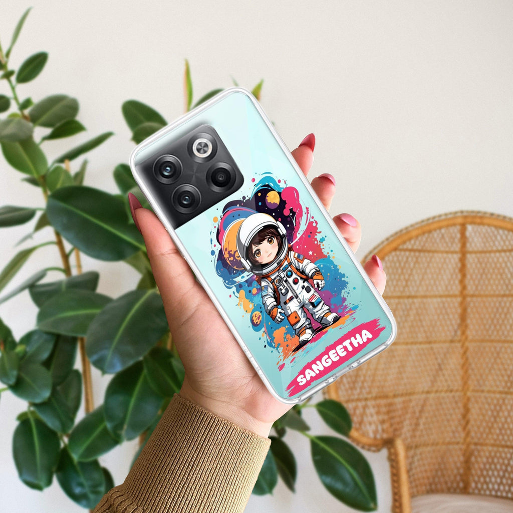 Astronaut Customize Anti Yellow Case For OnePlus 10T 5G