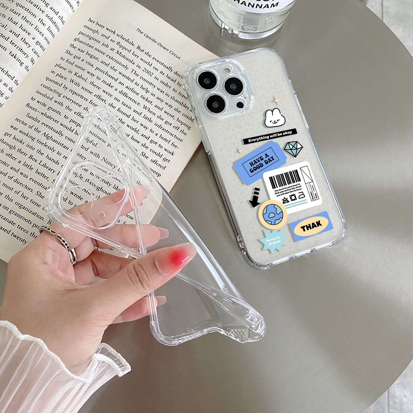 Ticket to Happiness Transparent Silicon Case For Oppo - ShopOnCliQ