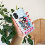 Astronaut Customize Anti Yellow Case For Oppo A17