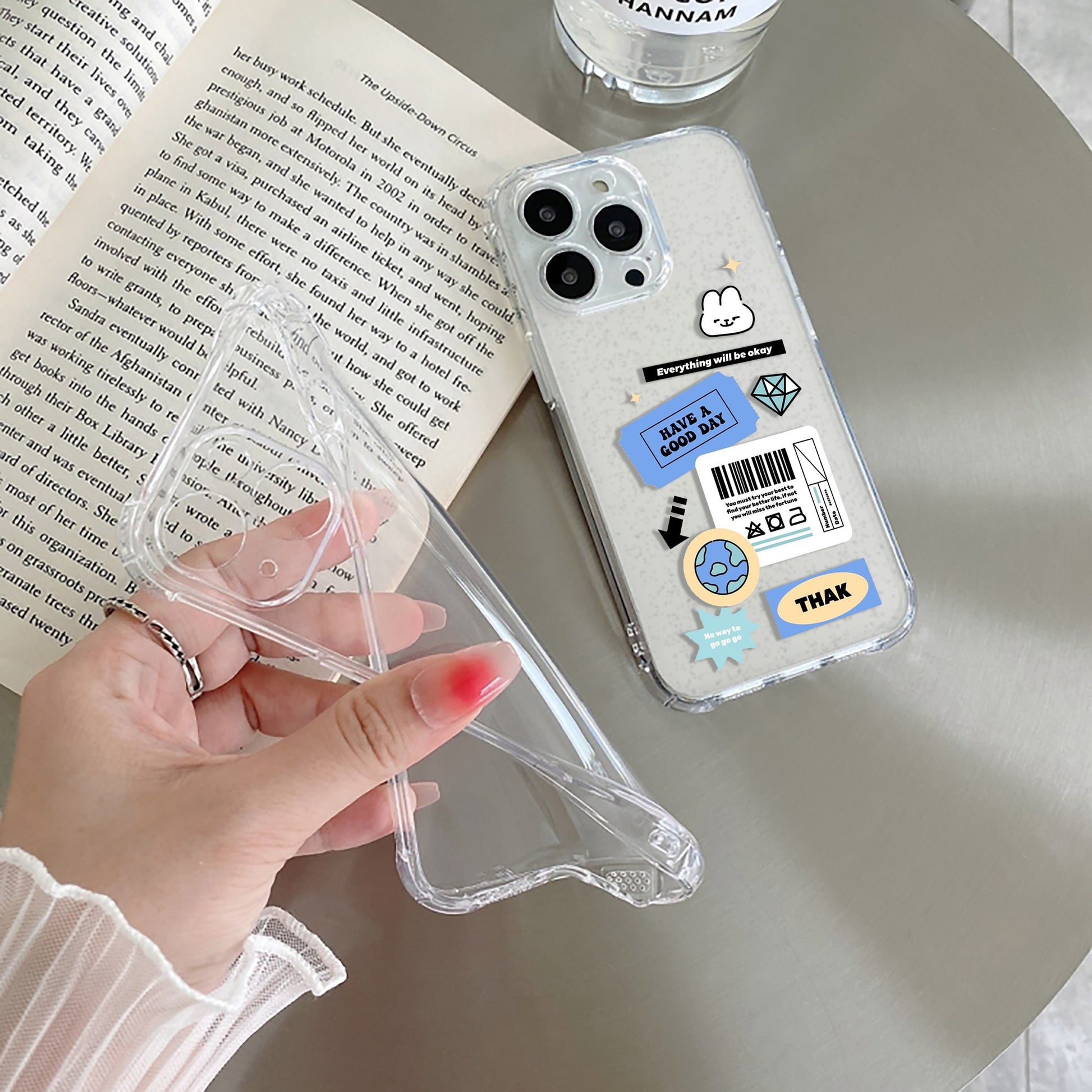 Ticket to Happiness Transparent Silicon Case For Poco - ShopOnCliQ