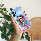 Astronaut Customize Transparent Silicon Case For Realme Narzo 60 5G