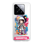 Astronaut Customize Transparent Silicon Case For Redmi Note 13 Pro 5G