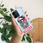 Astronaut Customize Transparent Silicon Case For Mi 10i