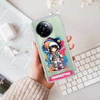 Astronaut Customize Transparent Silicon Case For Redmi Note 11