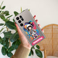Astronaut Customize Transparent Silicon Case For Samsung Galaxy S22 Ultra 5G