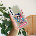 Astronaut Customize Transparent Silicon Case For Samsung Galaxy S24 Ultra 5G