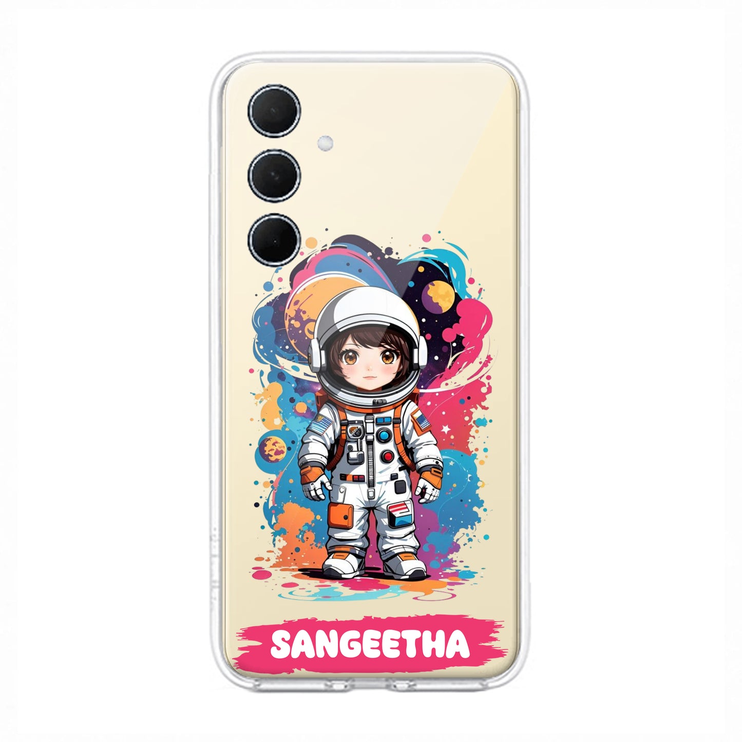 Astronaut Customize Transparent Silicon Case For Samsung ShopOnCliQ