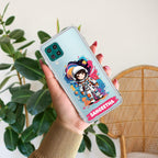 Astronaut Customize Transparent Silicon Case For Samsung Galaxy A51