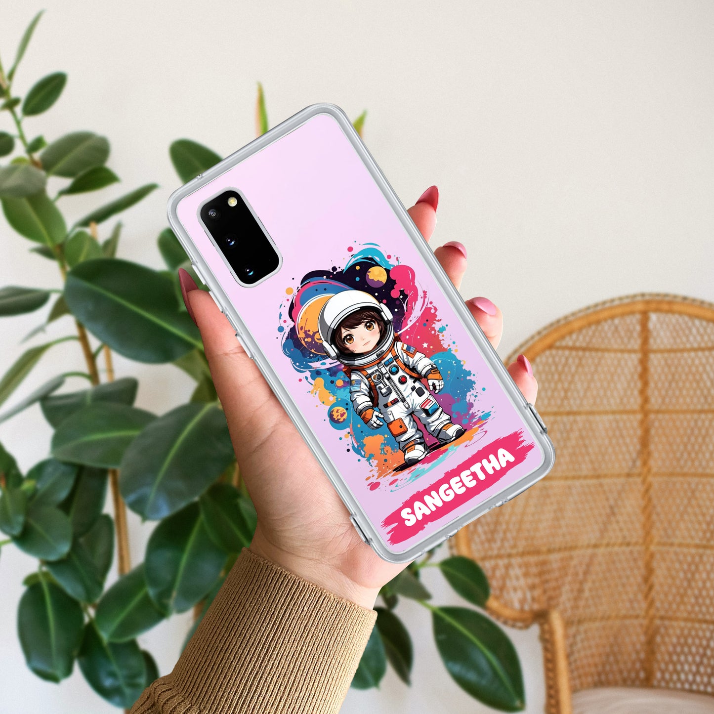 Astronaut Customize Transparent Silicon Case For Samsung ShopOnCliQ