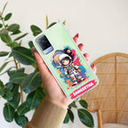 Astronaut Customize Transparent Silicon Case For Vivo T4 Ultra 5G