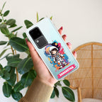Astronaut Customize Transparent Silicon Case For Vivo Y75 4G