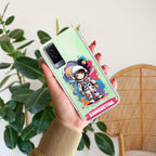 Astronaut Customize Transparent Silicon Case For Vivo V23 5G