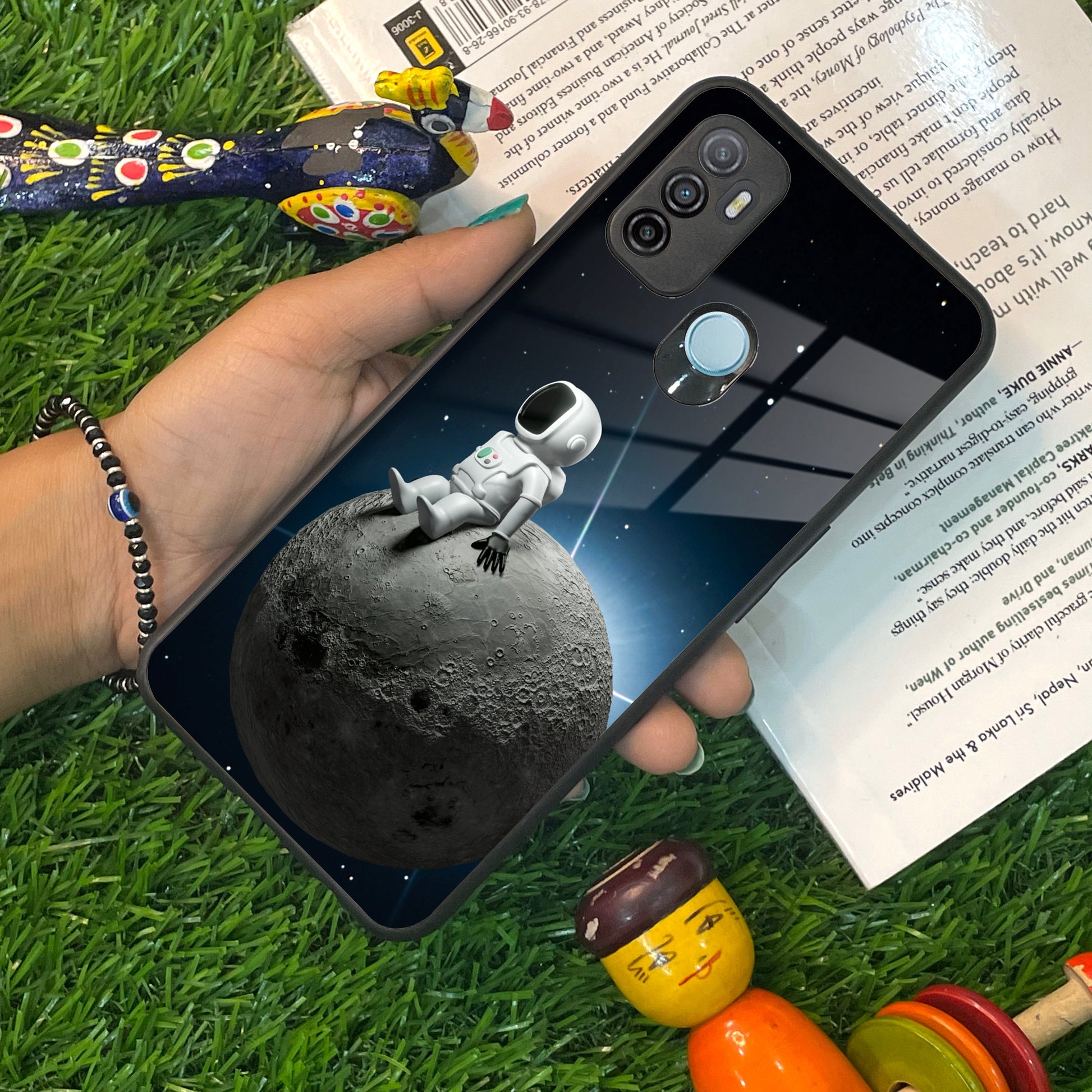 Astronod Moon Glass Case Cover For Oppo ShopOnCliQ