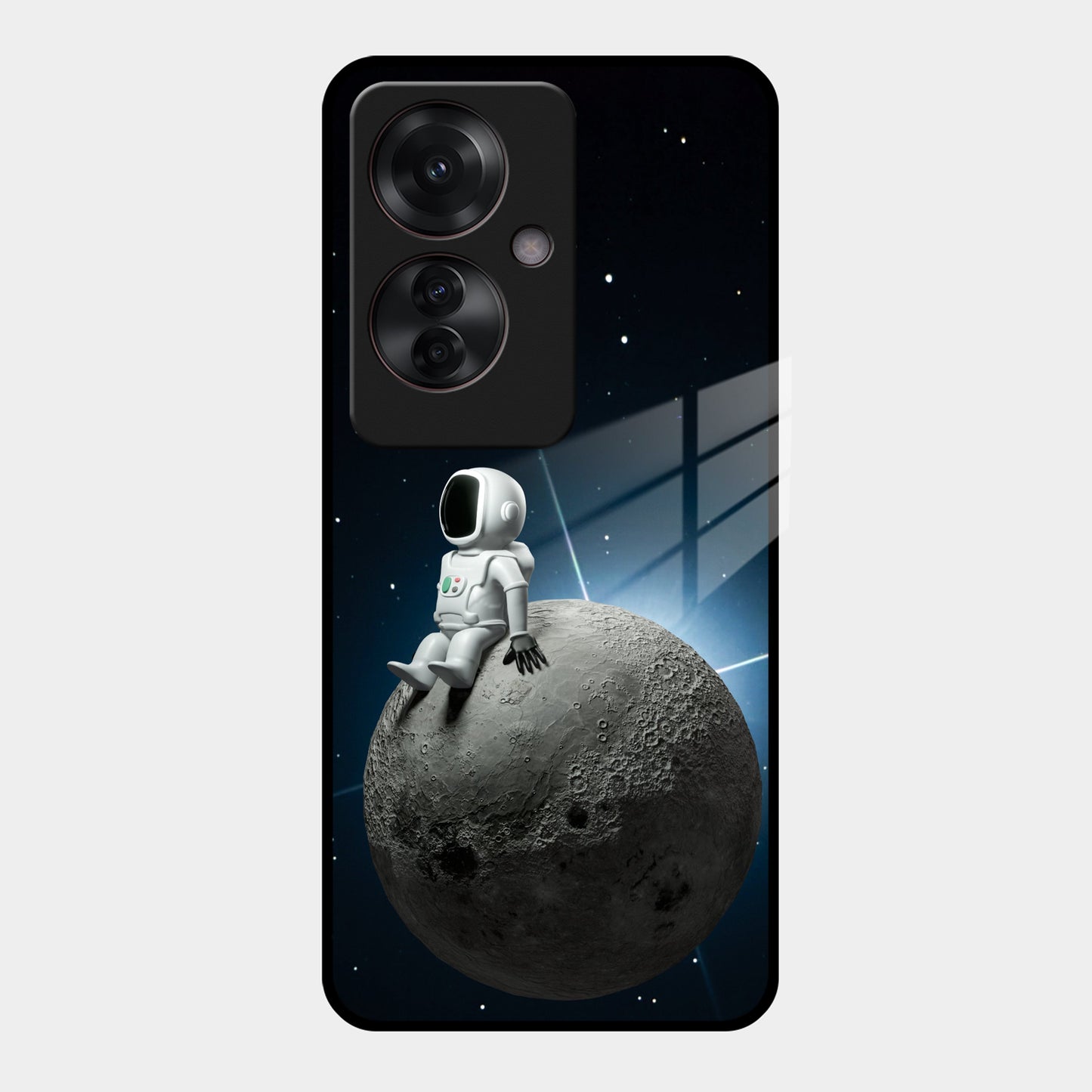 Astronod Moon Glass Case Cover For Oppo ShopOnCliQ