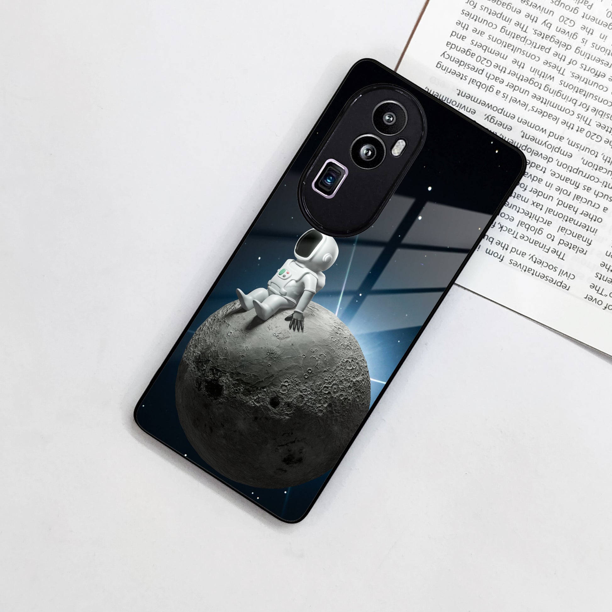 Astronod Moon Glass Case Cover For Oppo ShopOnCliQ