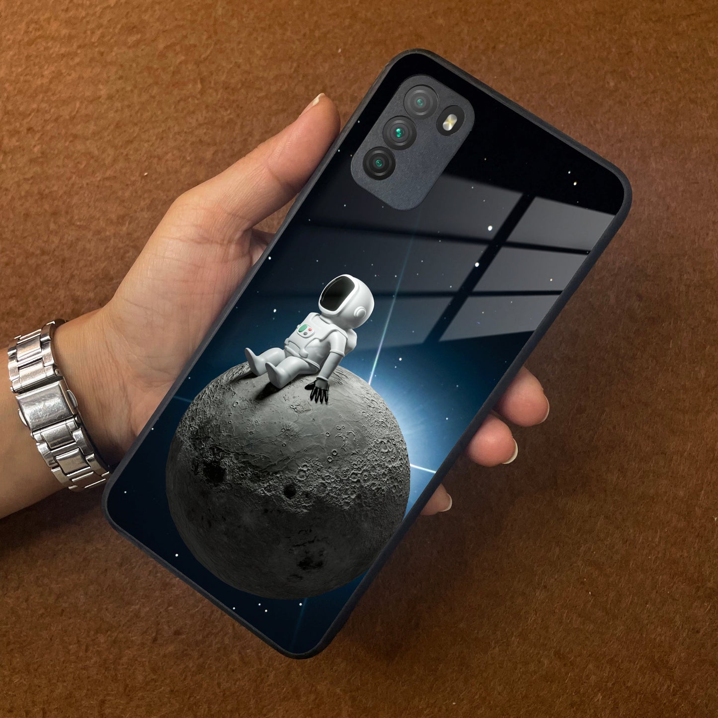 Astronod Moon Glass Case Cover For Poco ShopOnCliQ