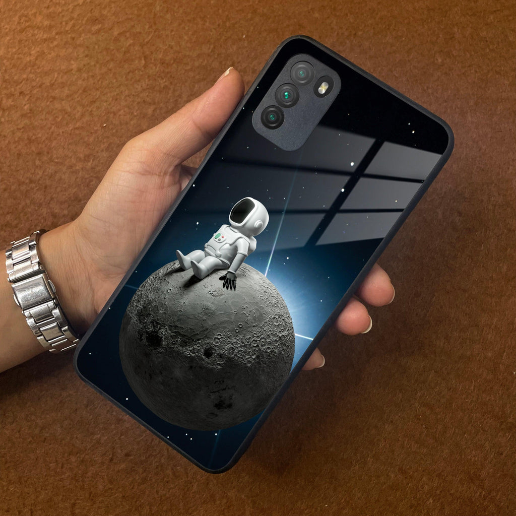 Astronod Moon Glass Case Cover For Poco - ShopOnCliQ