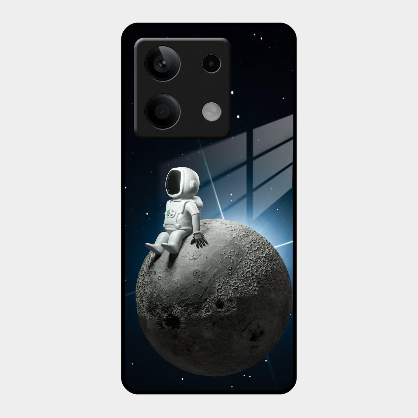 Astronod Moon Glass Case Cover For Poco