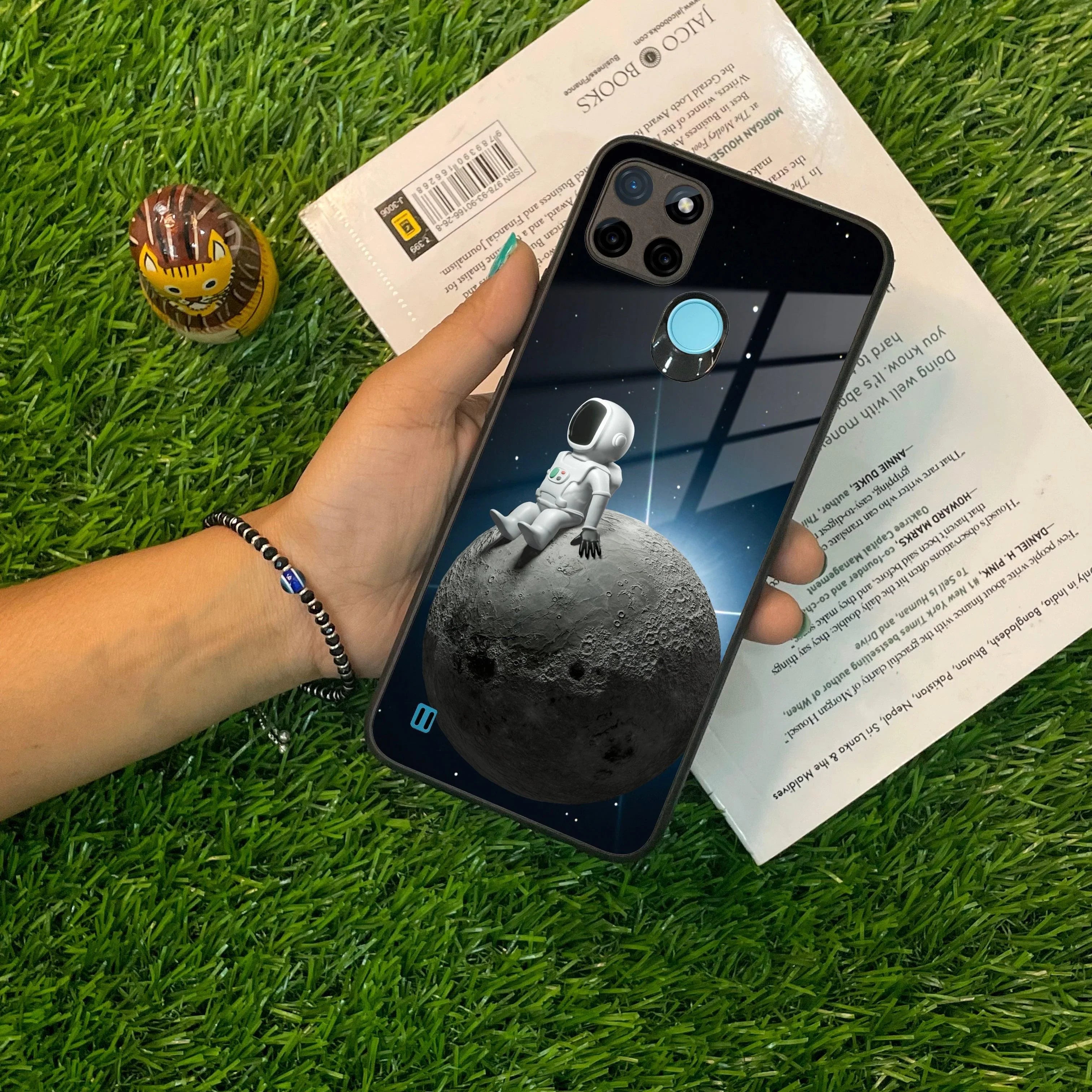 Astronod Moon Glass Case Cover For Realme/Narzo - ShopOnCliQ
