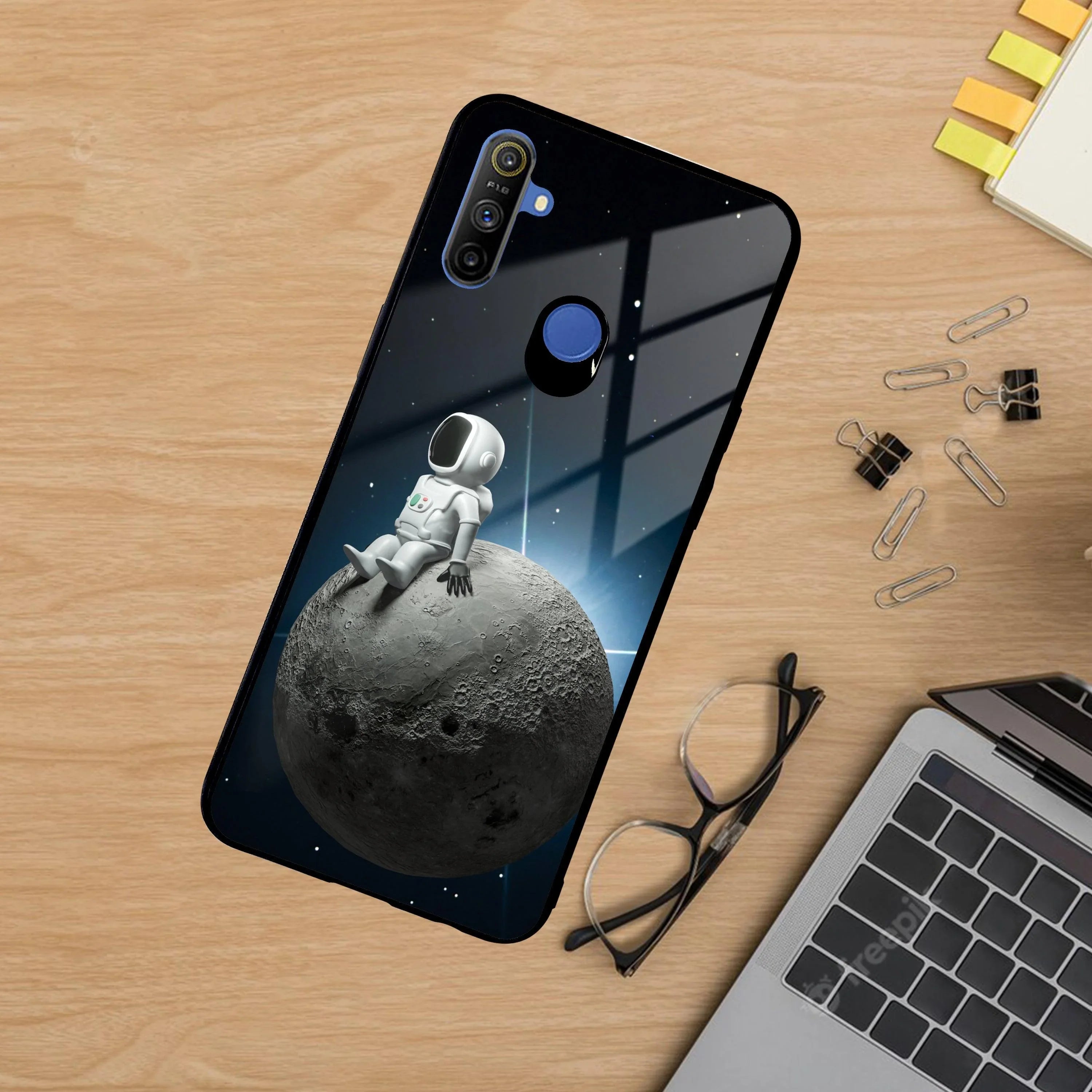 Astronod Moon Glass Case Cover For Realme/Narzo - ShopOnCliQ