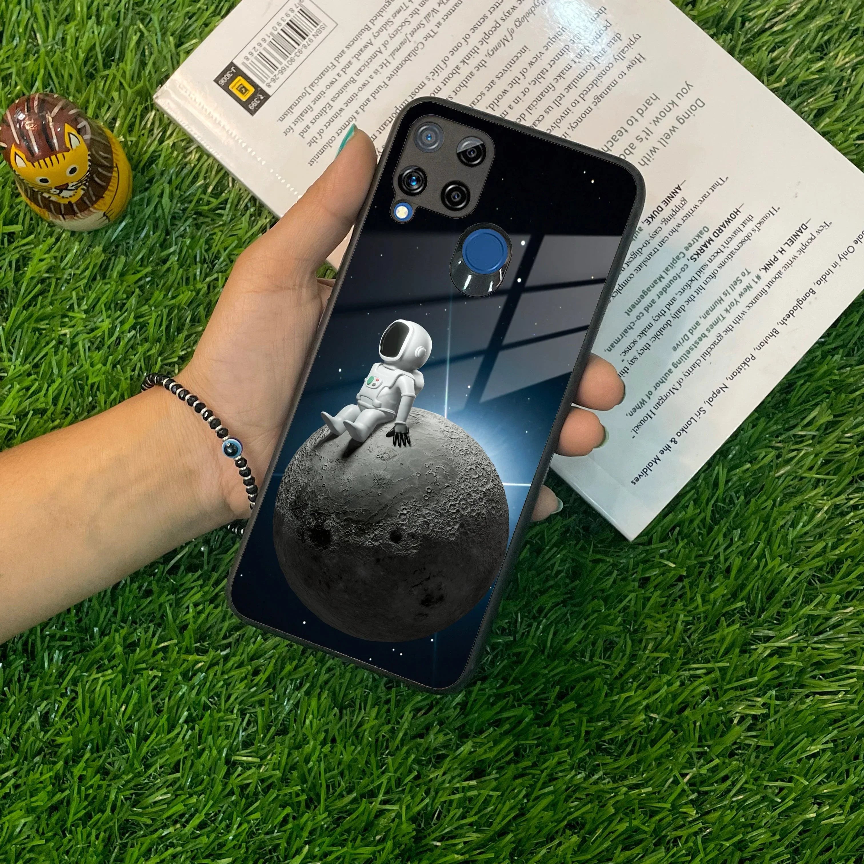 Astronod Moon Glass Case Cover For Realme/Narzo - ShopOnCliQ