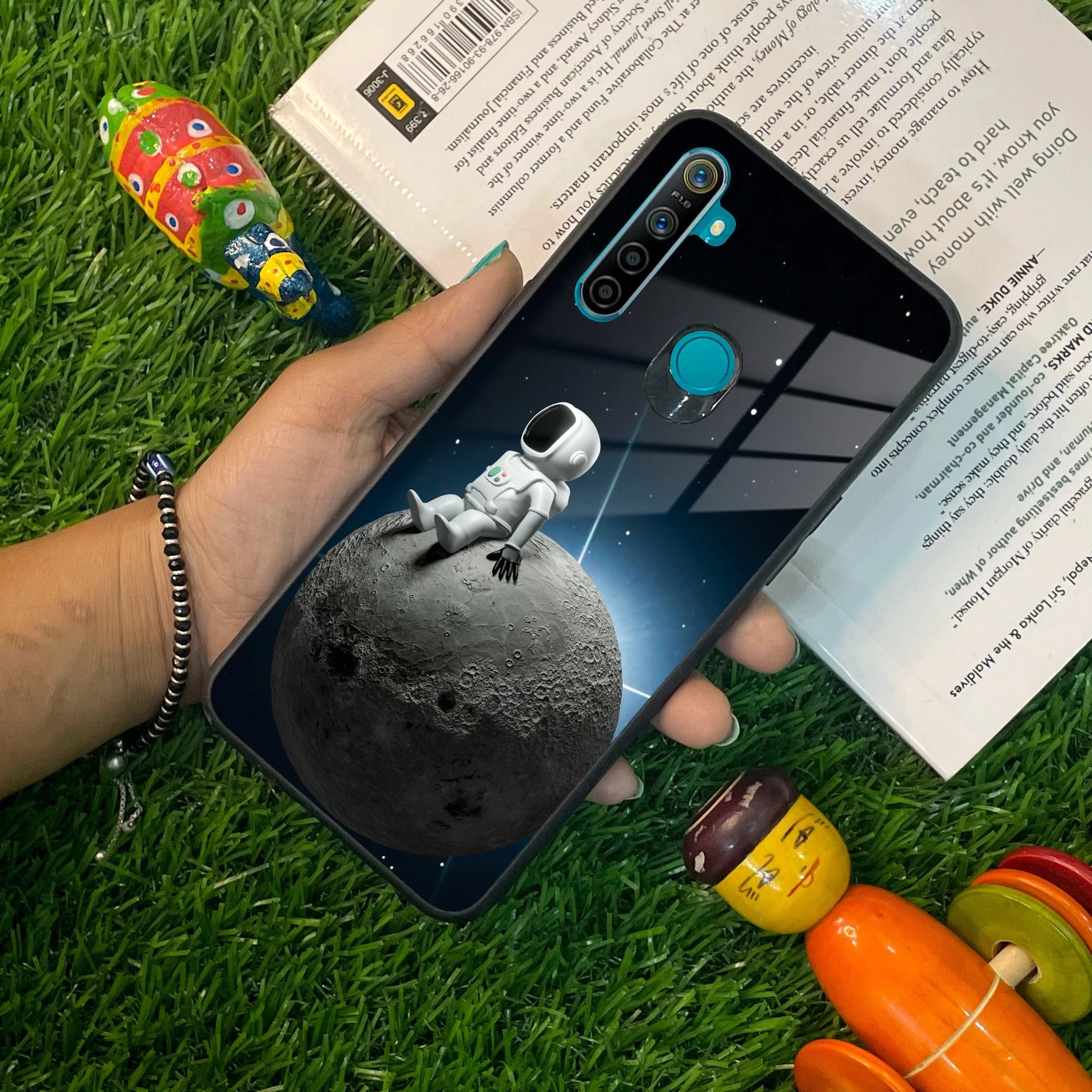 Astronod Moon Glass Case Cover For Realme/Narzo - ShopOnCliQ