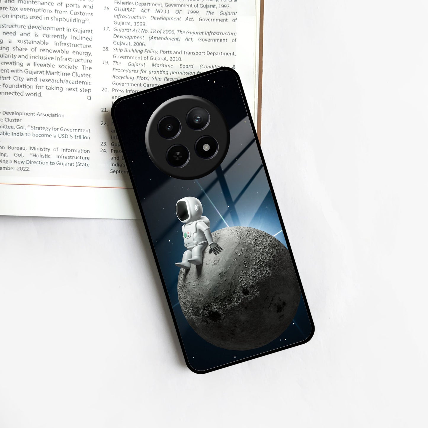 Astronod Moon Glass Case Cover For Realme/Narzo ShopOnCliQ