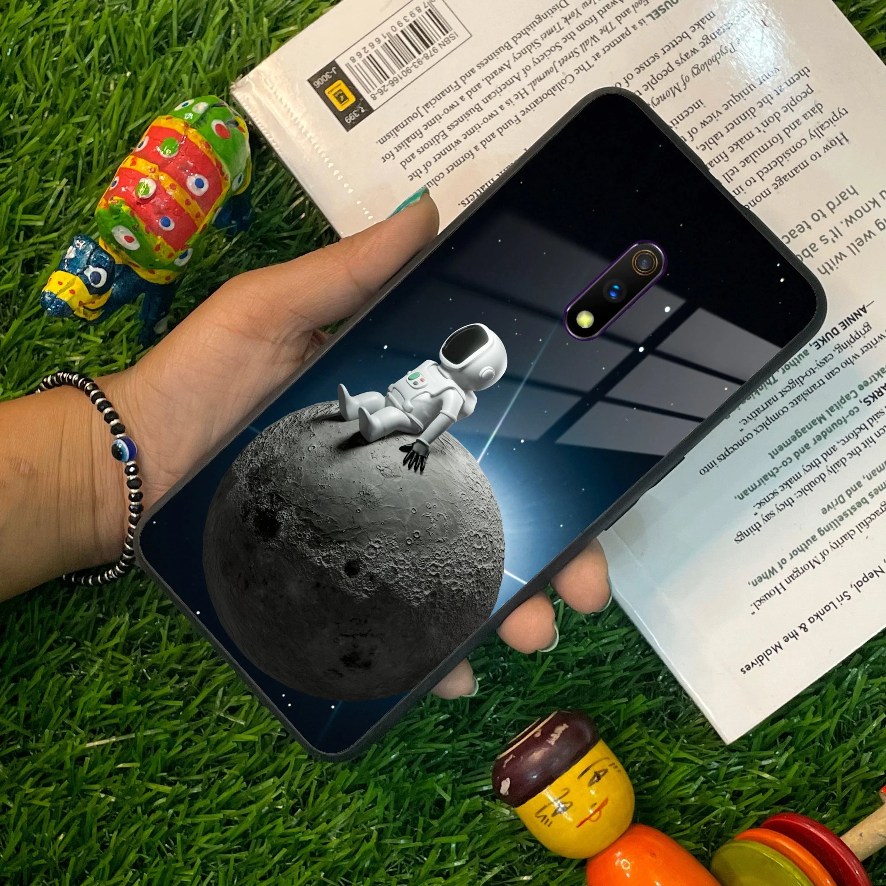 Astronod Moon Glass Case Cover For Realme/Narzo - ShopOnCliQ
