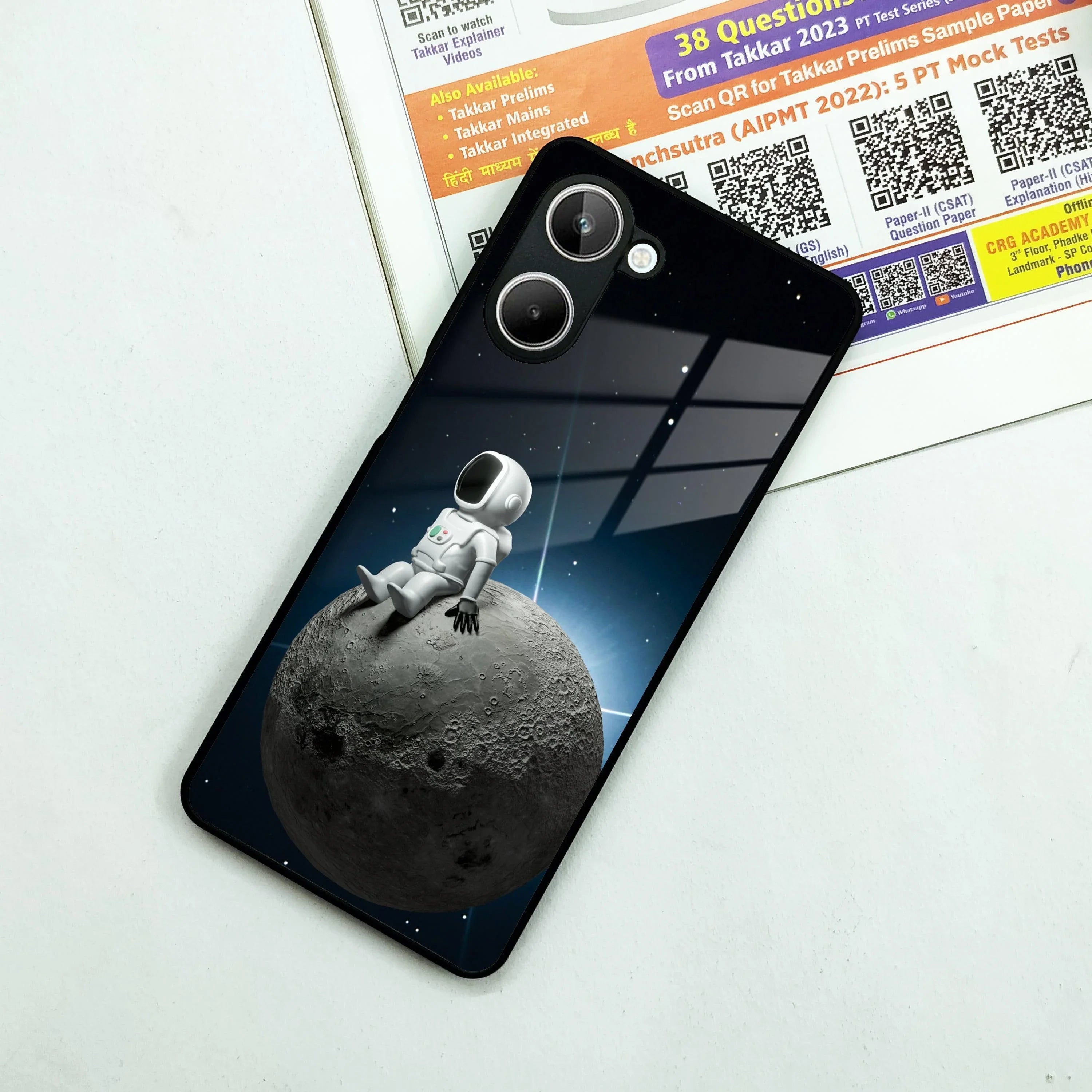 Astronod Moon Glass Case Cover For Realme/Narzo - ShopOnCliQ