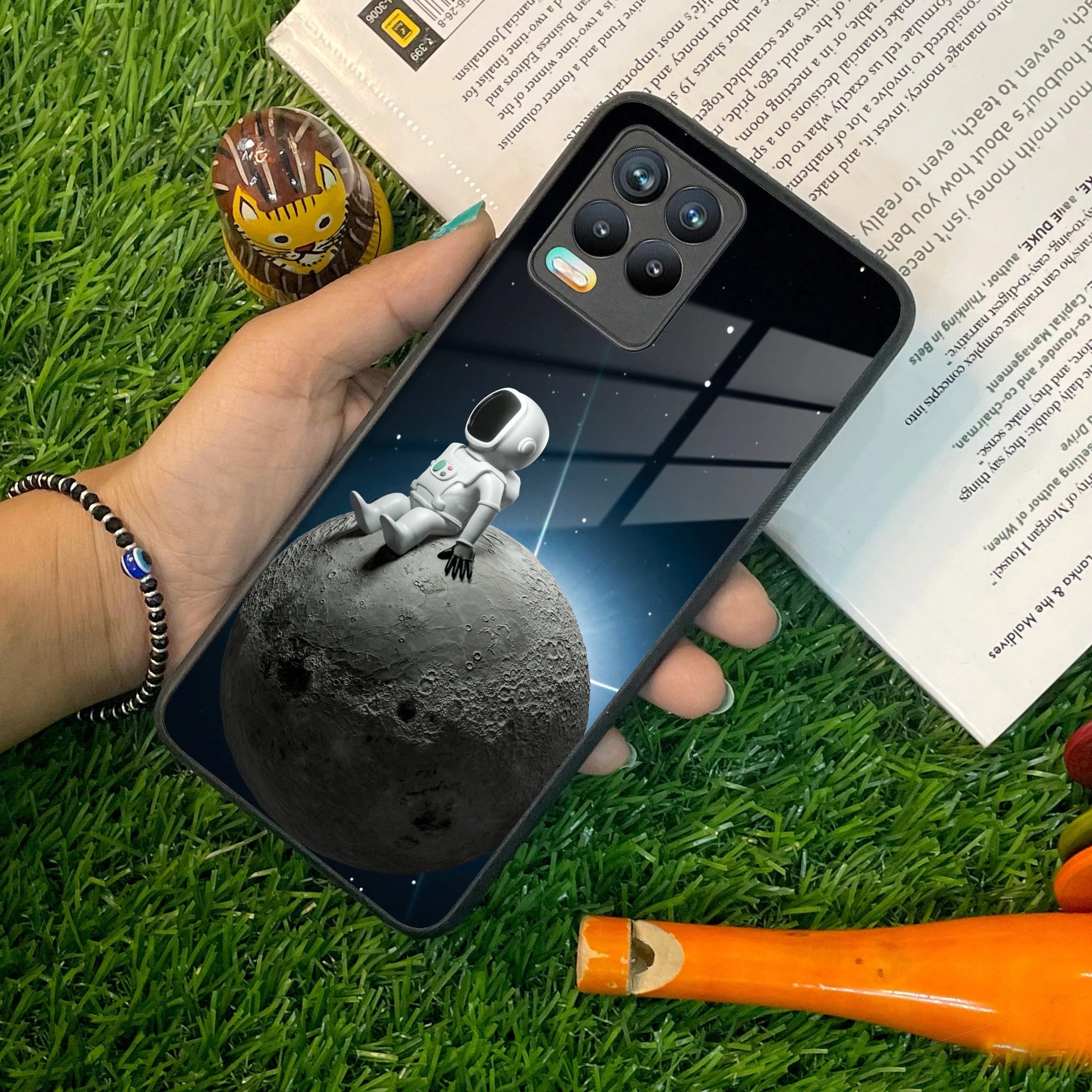 Astronod Moon Glass Case Cover For Realme/Narzo - ShopOnCliQ