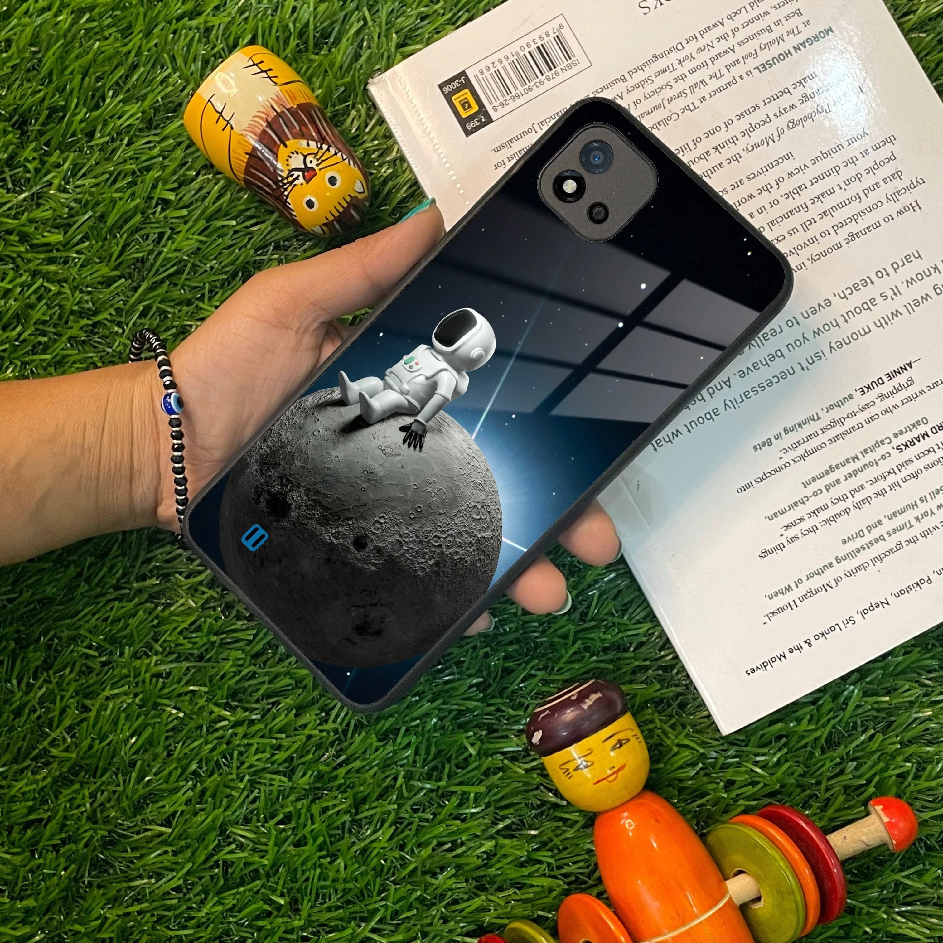 Astronod Moon Glass Case Cover For Realme/Narzo - ShopOnCliQ