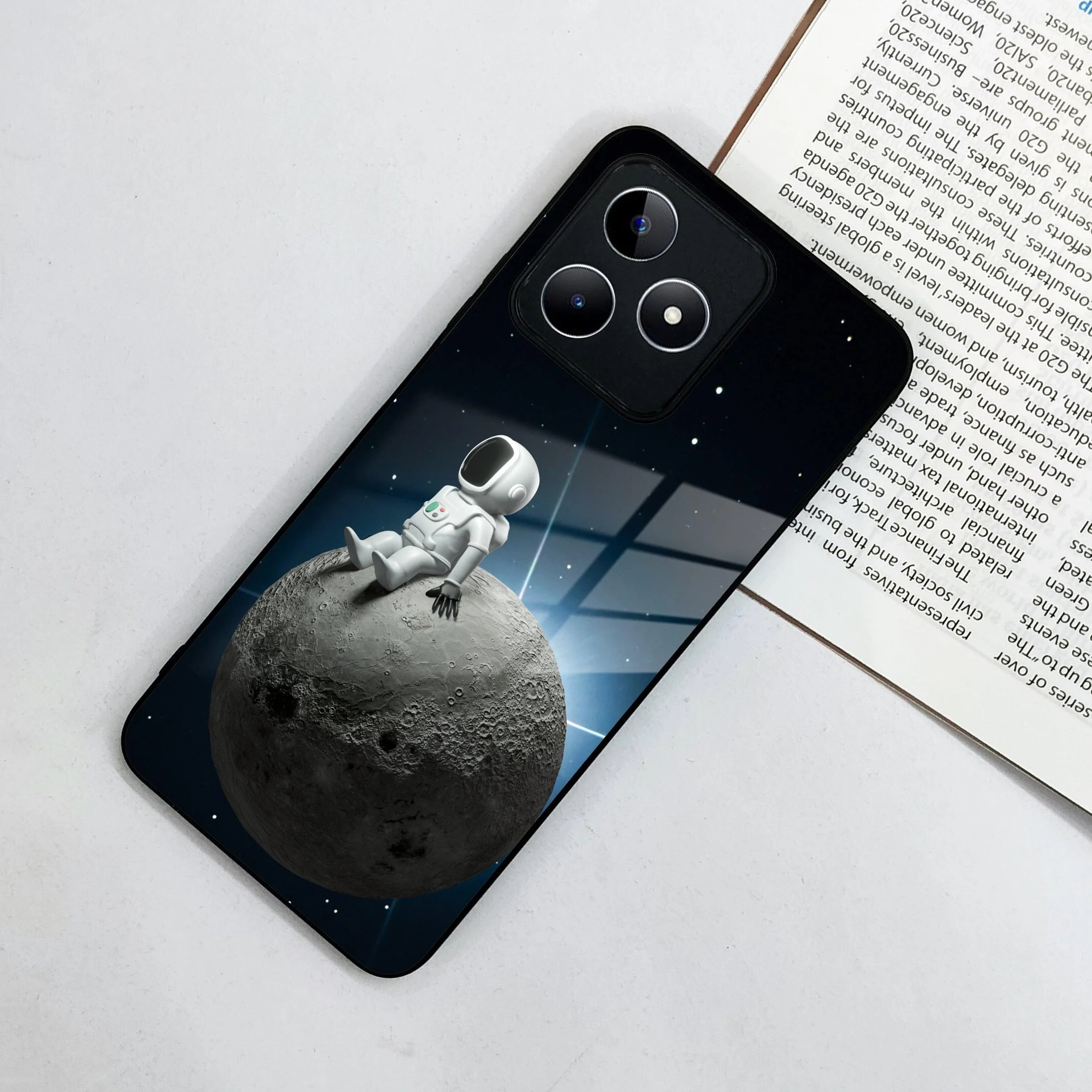 Astronod Moon Glass Case Cover For Realme/Narzo - ShopOnCliQ