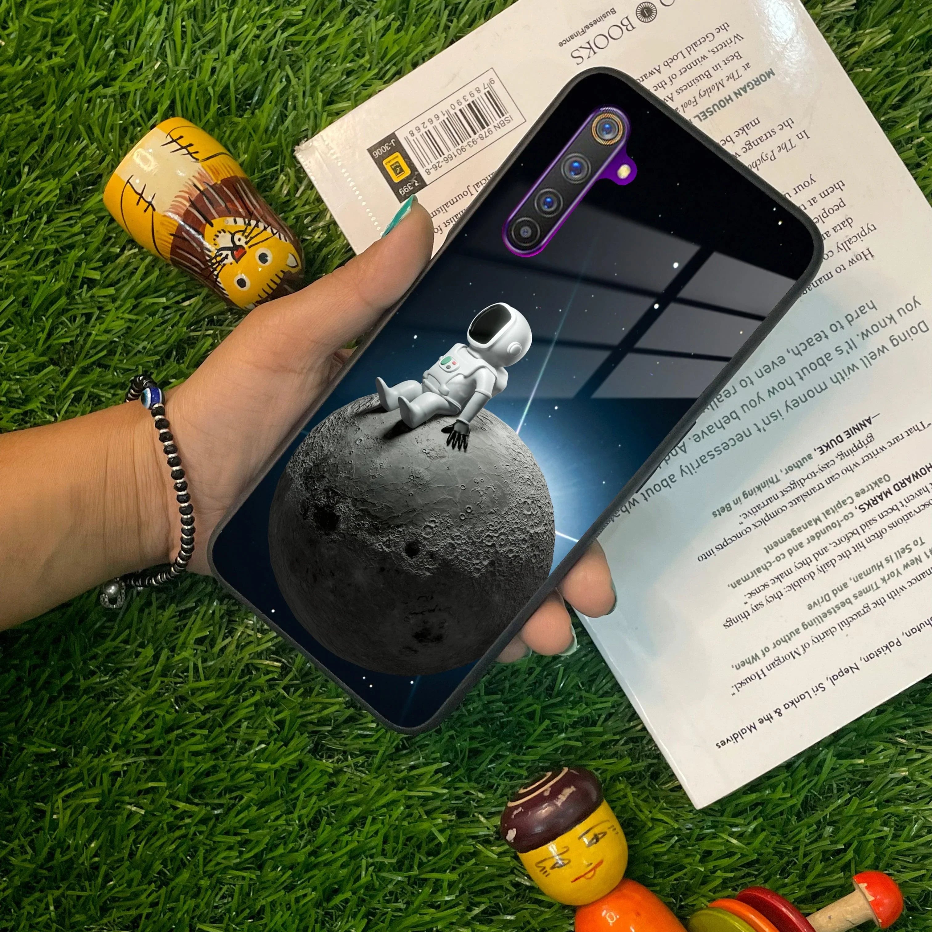 Astronod Moon Glass Case Cover For Realme/Narzo - ShopOnCliQ