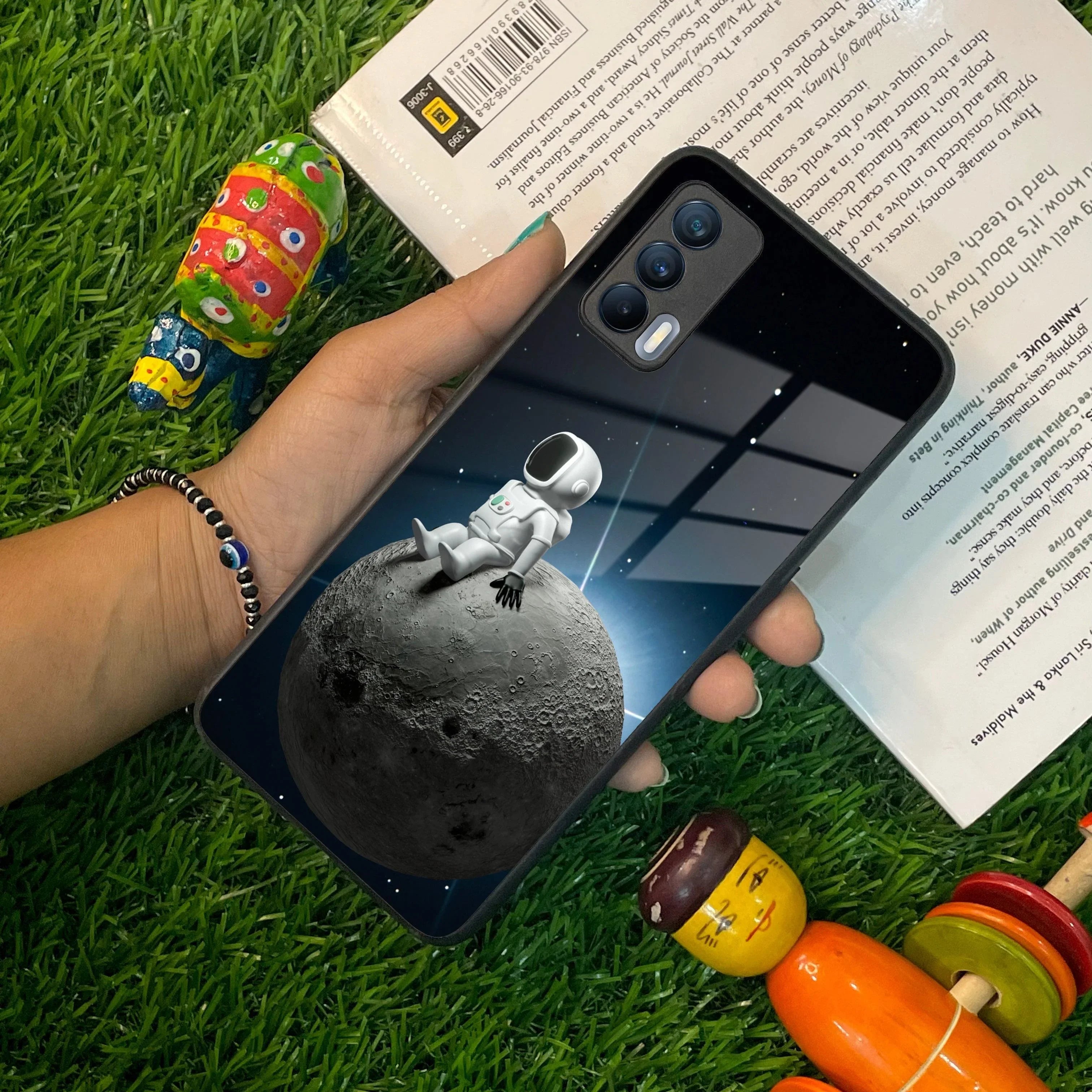 Astronod Moon Glass Case Cover For Realme/Narzo - ShopOnCliQ